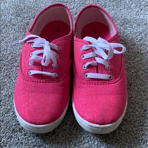 Pink Sparkle Tennis Shoes